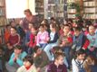 Deti zo ZŠ na Jelenej ul. čakajú na začiatok besedy o P. Dobšinskom